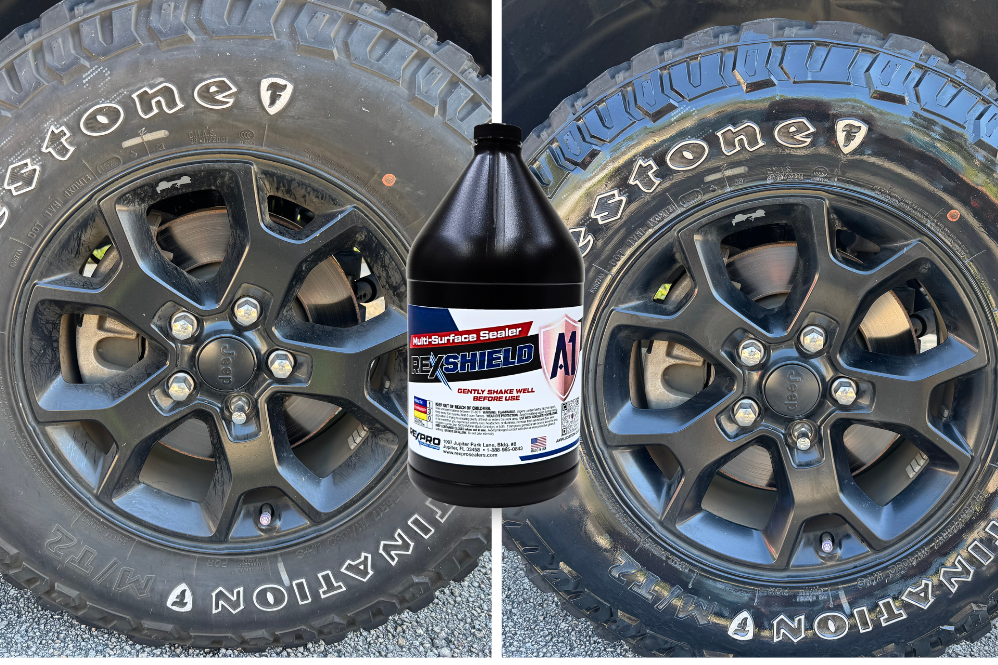 A1 Mult-Surface tires before and after