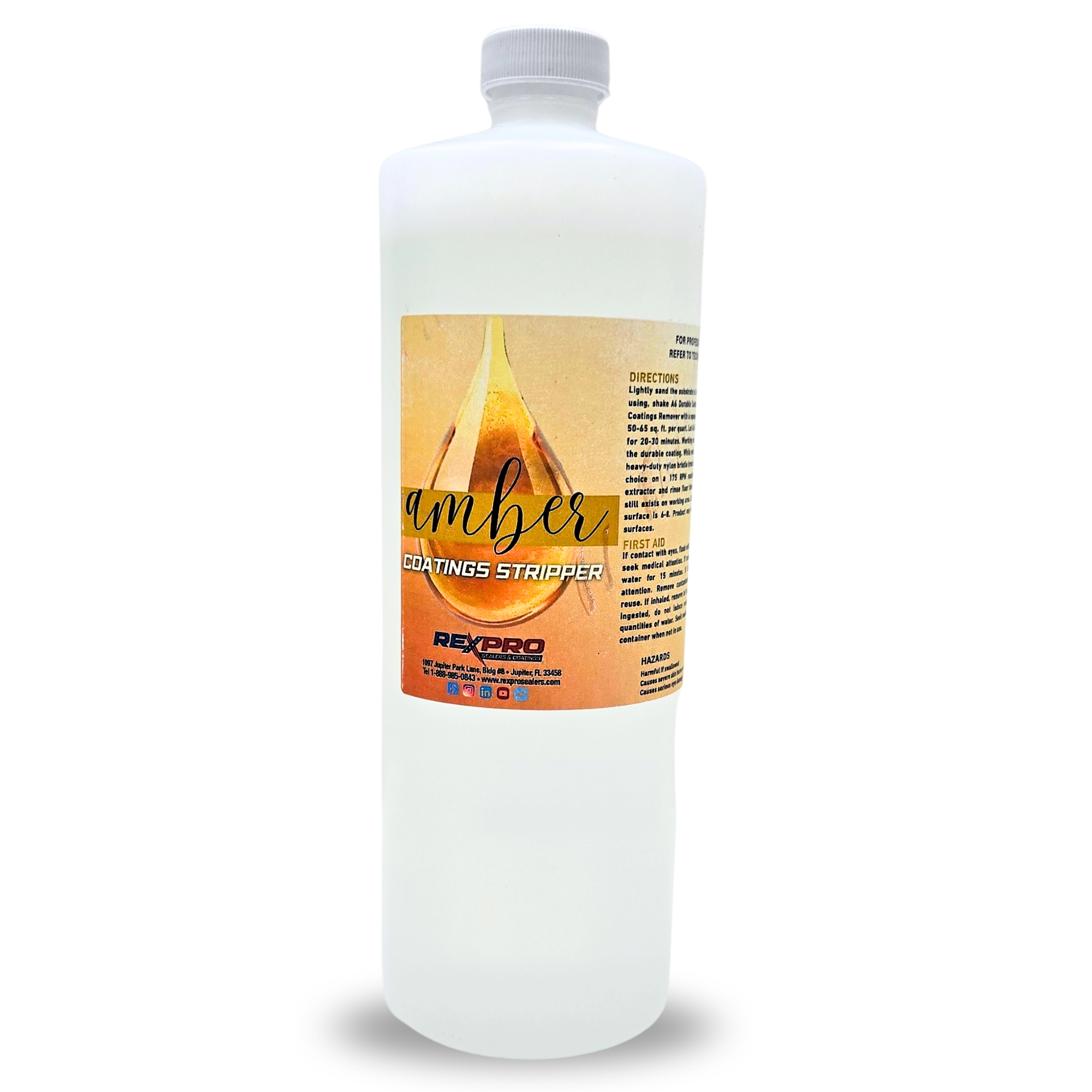 Amber Coatings Stripper - Quart (formerly A6 Coatings Stripper)