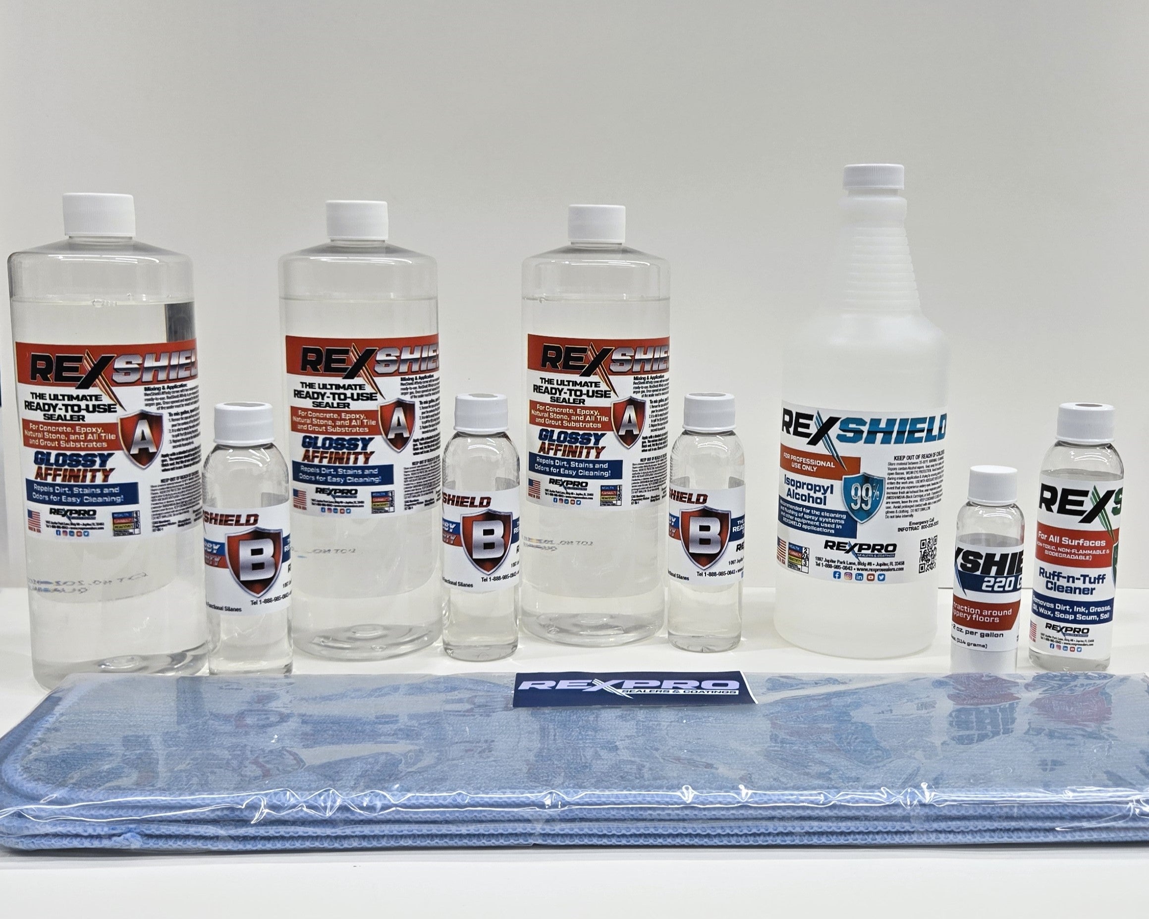 500 sq. ft. Kit - Glossy Affinity Kit (non-porous) - Quarts